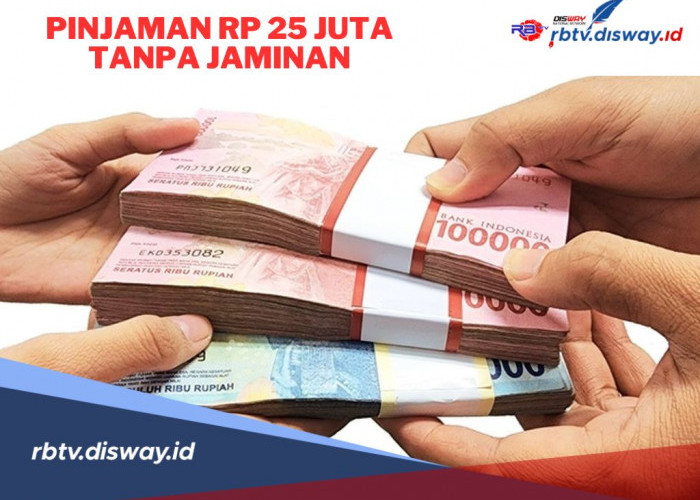 4 Pilihan Pinjaman Rp 25 Juta Tanpa Jaminan, Mudah dan Cepat Cair 