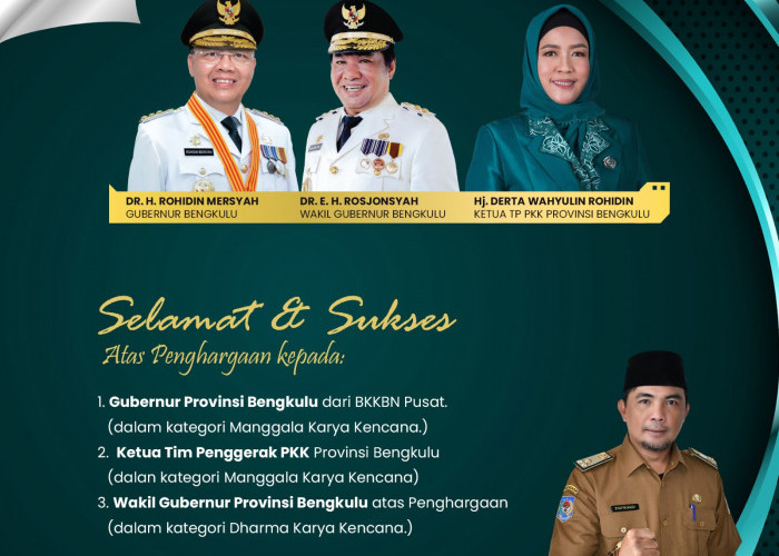 DKP Provinsi: Selamat dan Sukses Atas Penghargaan yang Diraih Gubernur, Wagub dan Ketua TP PKK