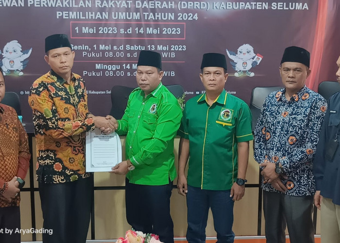 Sempat Tertunda, Berkas 30 Bacaleg PPP Akhirnya Diterima KPU Seluma