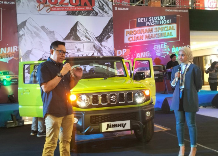 Suzuki Day Bencoolen Mall Bengkulu, Mobil Legendaris Suzuki Jimny 5-door Tawarkan Pengalaman Berpetualang