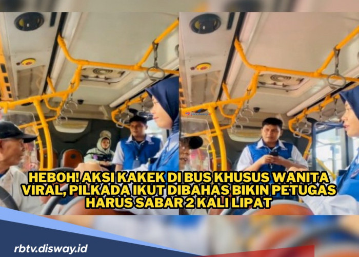 Ribut-ribut Kakek dengan Petugas di Bus TransJakarta Khusus Wanita