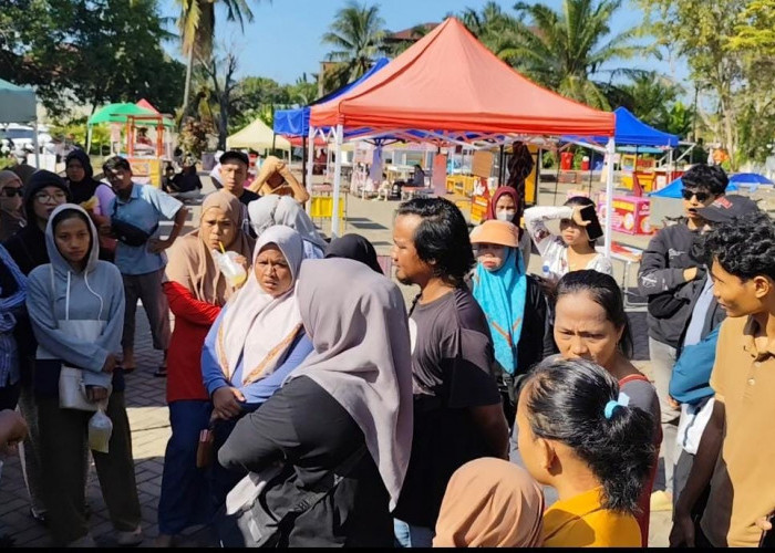 Rebutan Lapak di Balai Buntar Memanas, Pedagang Terlibat Adu Mulut 