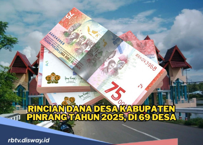 Rincian Dana Desa Kabupaten Pinrang Tahun 2025, Cek Pembagian untuk 69 Desanya