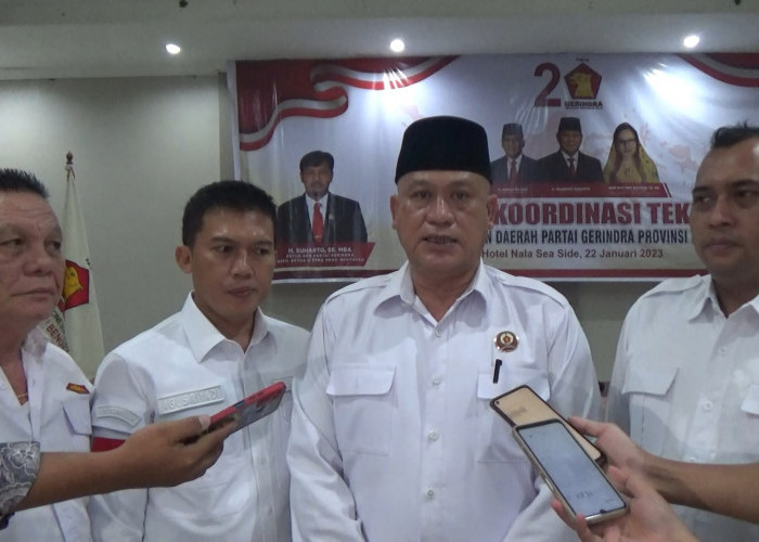 DPD Gerindra Bengkulu All Out Dukung Prabowo Capres 2024   