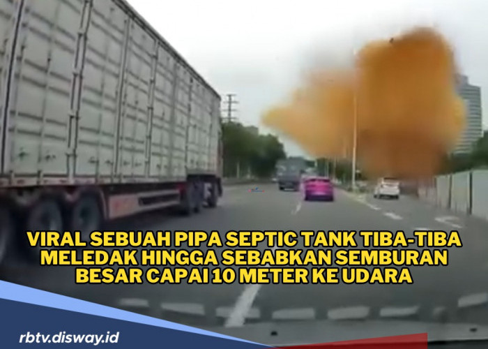 Heboh, Pipa Septic Tank Tiba-tiba Meledak, Semburan Tinja Setinggi 10 Meter 