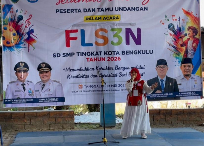 Ratusan Siswa SD dan SMP Kota Bengkulu Ikuti FLS3N 2026