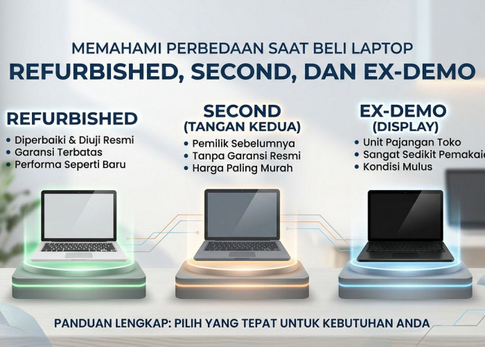 Refurbished, Second dan Ex-Demo: Apa Bedanya saat Beli Laptop?