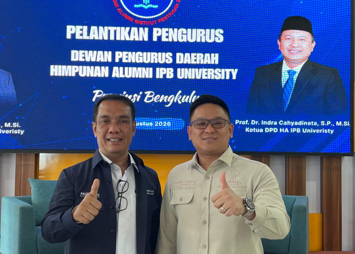 BPD HIPMI Bengkulu dan DPP HA IPB University Sukses Gelar Silaturahmi dan Sharing Session