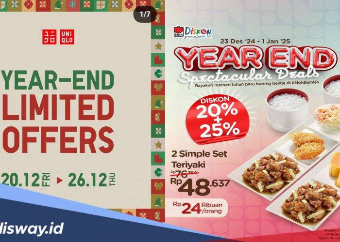 Year-End Sale! HokBen dan Uniqlo Hadirkan Promo Spesial, Catat Tanggalnya