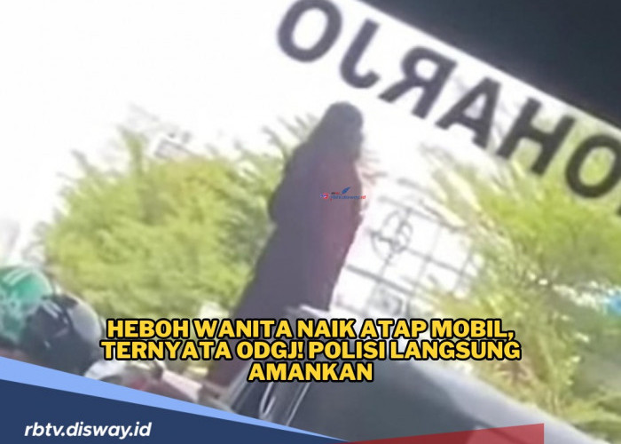 Bikin Heboh, Wanita Naik Atap Mobil dan Orasi, Ternyata Statusnya Ini Kata Polisi