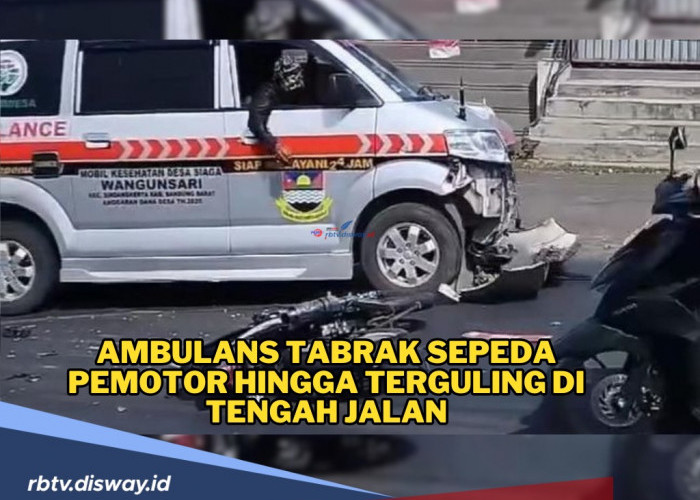 Ambulans Bawa Pasien Tabrak Motor di Jalan, Begini Kronologinya!