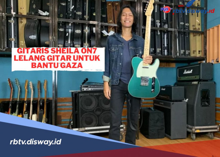 Gitaris Sheila On 7 Eross Candra Lelang Gitar Bersejarahnya untuk Sumbang ke Gaza, Laku Rp 125 Juta 