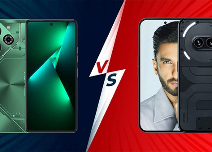 Tecno Spark 40 Vs Nothing Phone (3), Pertarungan Menarik 2 HP Premium 