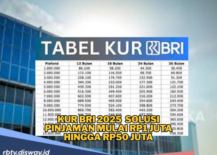 Cairkan KUR BRI Rp 50 Juta : Angsuran Bulanan Ringan, Lengkapi Syarat Ini