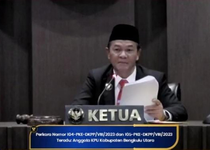 Satu Komisioner KPU Kabupaten Bengkulu Utara Diberhentikan, Terbukti Melanggar Kode Etik Penyelenggara Pemilu 