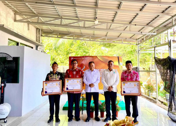 Hari Statistik Nasional, Empat OPD Pemkab Bengkulu Tengah Terima Penghargaan Kategori OPD Kolaboratif