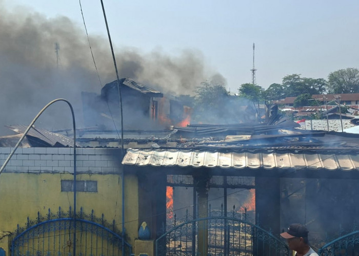 Kebakaran Lagi di Kota Bengkulu, Rumah di Pengantungan Dilalap Si Jago Merah