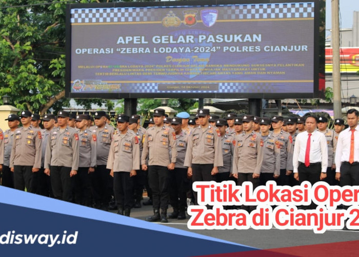 Ini 23 Titik Lokasi Operasi Zebra 2024 di Cianjur, Digelar Dua Pekan