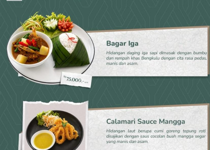 Sajian Istimewa Juli Temani Momen Bersantap di Serunai Resto Hotel Santika Bengkulu