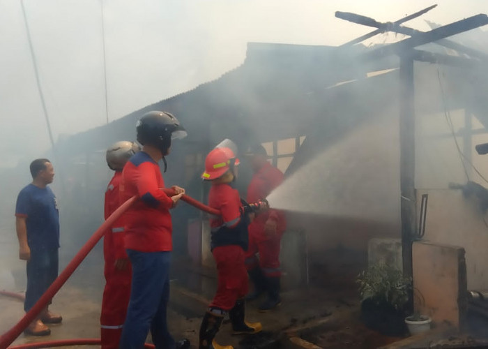 Peristiwa Kebakaran Pertama Tahun 2024, Bedengan 6 Pintu di Kota Bengkulu Hangus