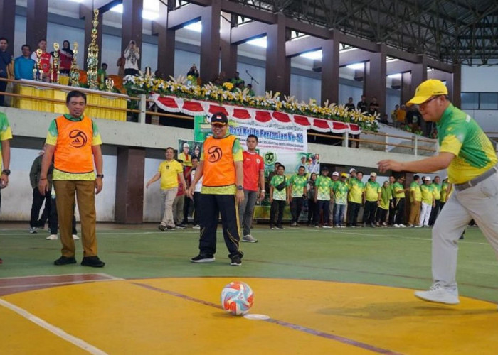 Peringati Hari Krida Pertanian Nasional ke 52, Selain Pertandingan Futsal, Ada Petani Milenial Terima Reward