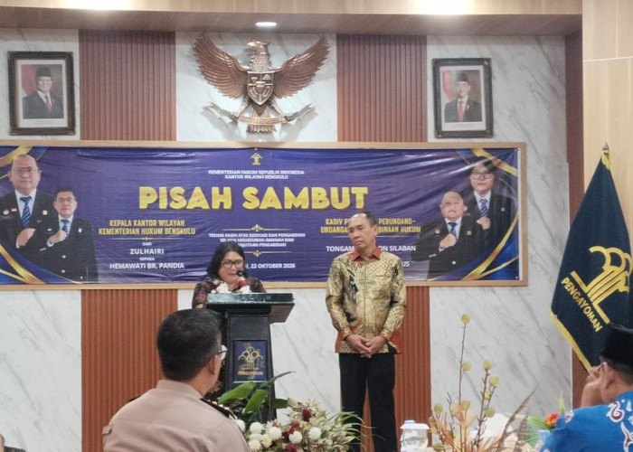 Selamat Bertugas di Bengkulu, Hermawati BR Pandia Jabat Kepala Kanwil Kemenkum Bengkulu 