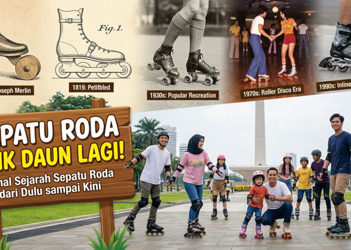 Sepatu Roda Naik Daun Lagi! Begini Sejarah Sepatu Roda dari Dulu Sampai Sekarang