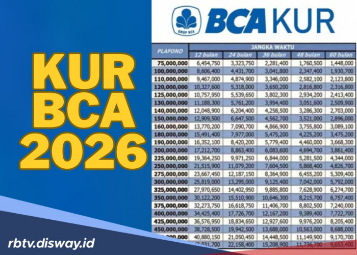 Tabel KUR BCA Lengkap Terbaru! Ini Tips Lolos Pengajuan Pinjaman