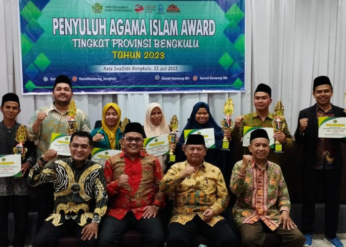 3 Kandidat Terbaik Bengkulu Lolos Verifikasi Ajang Penyuluh Agama Islam Award 2023