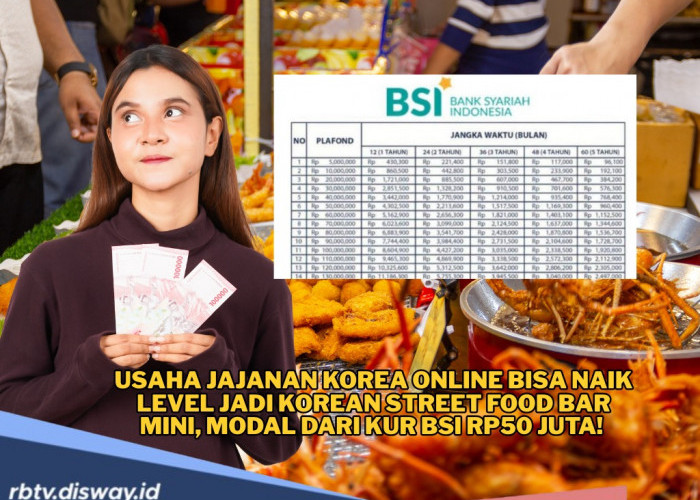 Usaha Jajanan Korea Online Bisa Naik Level Jadi Korean Street Food Bar Mini, Modal dari KUR BSI Rp50 Juta! Ini