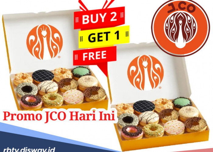 Promo JCO Desember 2024, Buy 2 Get 1 Cuma Bayar Segini