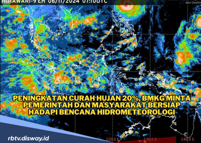 Curah Hujan Meningkat 20 Persen, BMKG Wanti-wanti Cuaca Ekstrem dan Potensi Bencana Hidrometeorologi