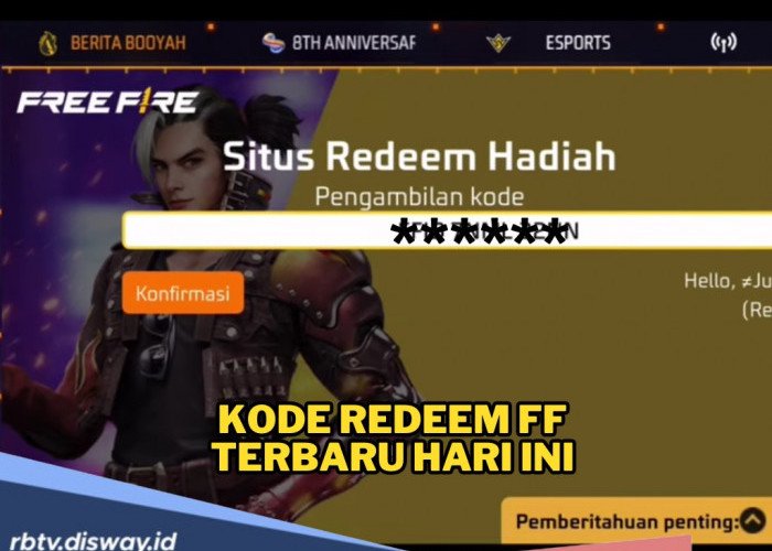 Klaim Sekarang Kode Redeem FF Hari Ini 26 Juni 2025, Siapa Cepat Dia Dapat