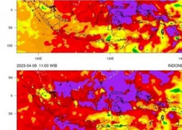 Warning Cuaca Panas Minggu 9 April, Berlama di Luar Ruangan, Kulit bisa Terbakar 