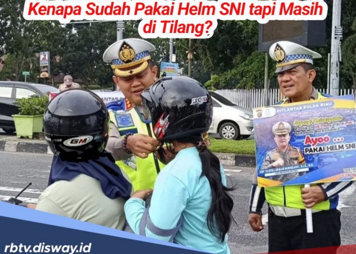 Sudah Pakai Helm SNI tapi Masih Kena Tilang, Kok Bisa?