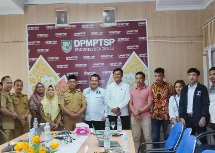 HIPMI Lakukan Penilaian Kinerja DPMPTSP Provinsi Bengkulu, Instruksi Kementerian Investasi dan BKPM