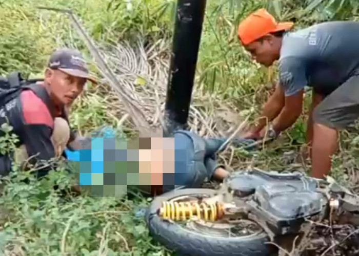 Pemotor Asal Tanah Abang Ditemukan Tertelungkup di Dekat Tiang Telkom, Kondisinya Tak Tertolong