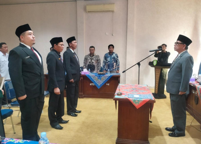 3 Kepala OPD Pemkab Kepahiang Dilantik,  Ini Kata Bupati Penyebab Telatnya Pelantikan