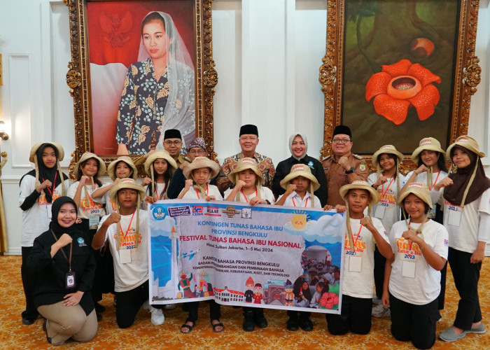 Gubernur Beri Motivasi, 14 Orang Anak Perwakilan Bengkulu Ikuti FTBI Nasional 2024 dalam Rangka Hardiknas