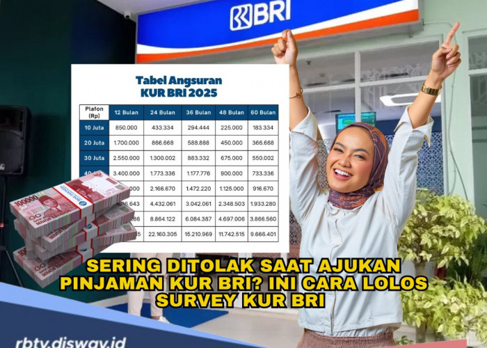 Cara Lolos Survey KUR BRI 2025 dan Tabel Angsuran Pinjaman Rp 5 Juta Hingga Rp 50 Juta