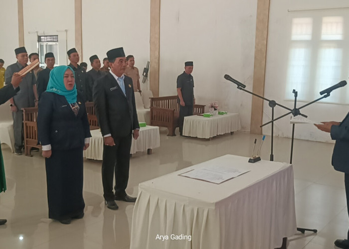 Wakil Bupati Seluma Lantik Dua Pejabat Kepala Dinas, Jabatan Kadis Perikanan Kosong 