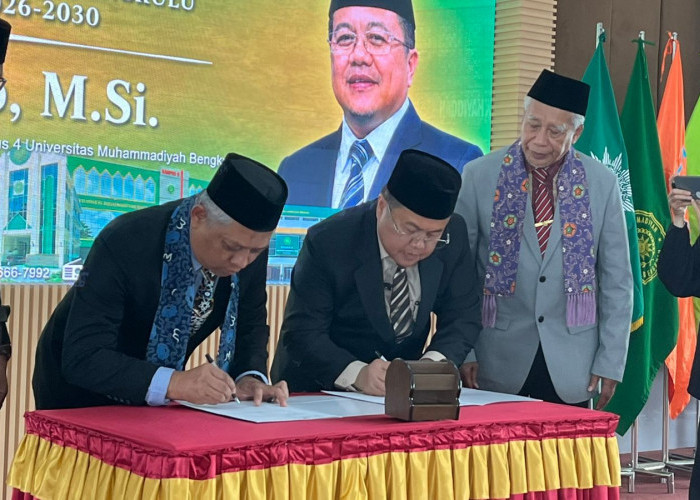Terpilih Lagi, Susiyanto Kembali Dilantik Sebagai Rektor Universitas Muhammadiyah Bengkulu
