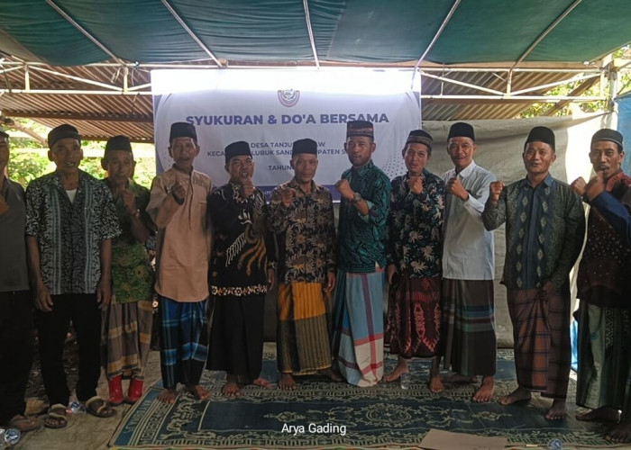 Warga Desa Tanjung Kuaw Gelar Syukuran dan Doa Bersama Sehari Semalam