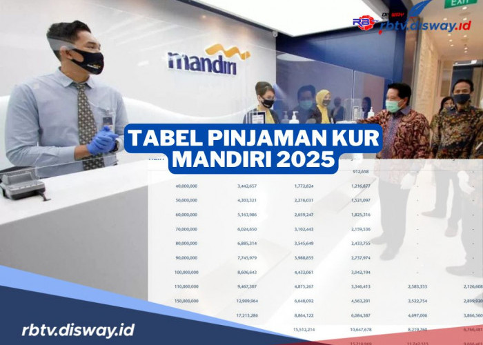 Tabel Pinjaman KUR Bank Mandiri Terbaru 2025 Rp 110-500 Juta, Tenor Panjang Cicilan Ringan