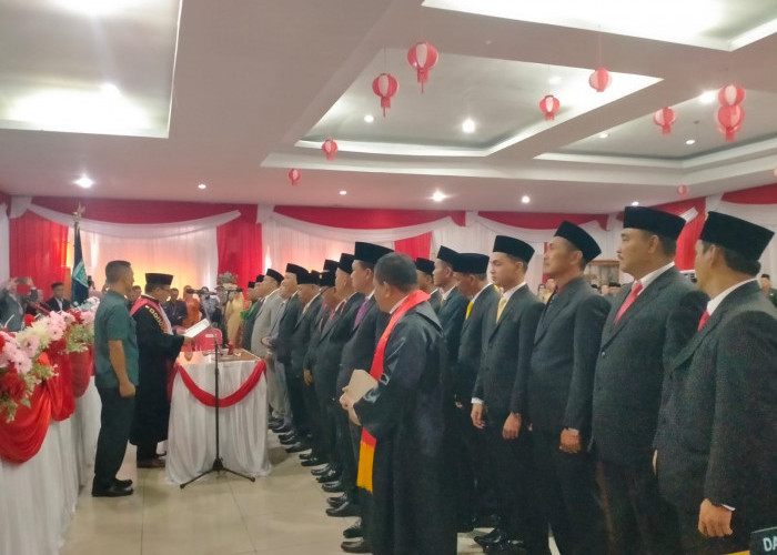 30 Anggota DPRD Bengkulu Utara Periode 2024-2029 Dilantik, Hermedi Rian Jadi Pimpinan Sementara