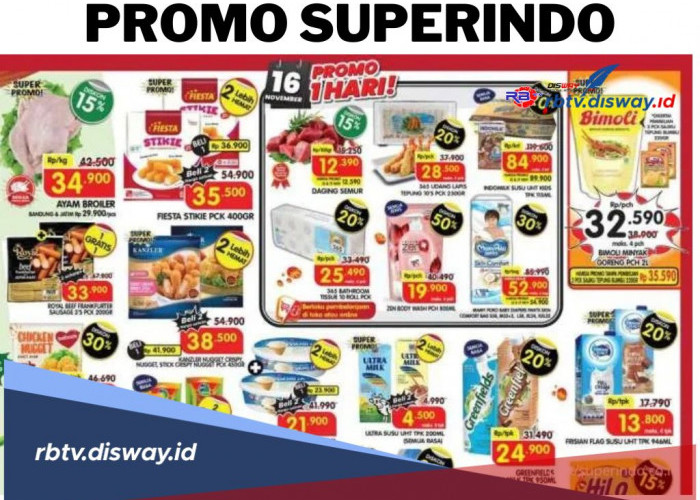 Promo Spektakuler Superindo Tebaru November 2024 Diskon Hingga 55% 