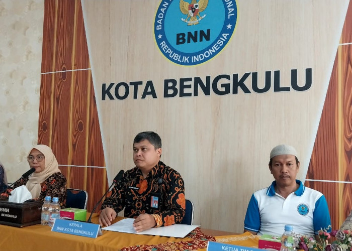 Bentuk 17 Kelurahan Bersih Dari Narkoba, BNNK Bengkulu Rehab 100 Pemakai Narkoba