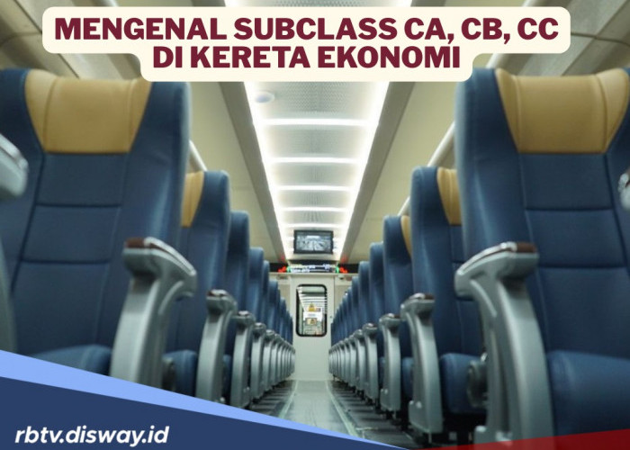 Perbedaan Kursi Ekonomi CA CB dan CC di Kereta Api, Biar Tidak Bingung Saat Pesan Tiket