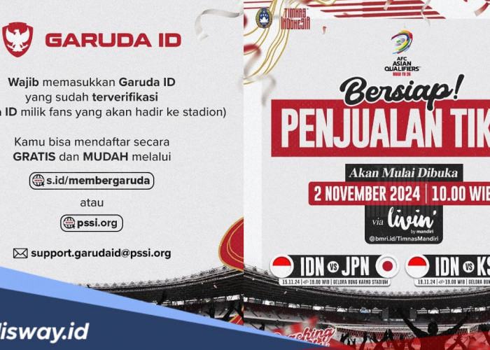 Berencana Nonton Timnas Indonesia VS Jepang dan Arab Saudi? Segini Harga Tiketnya 