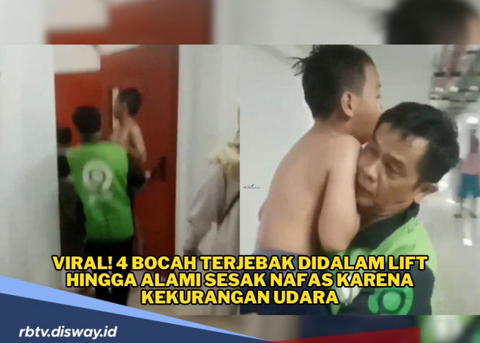 Kekurangan Oksigen, 4 Bocah Terkulai Lemas Akibat Terjebak Dalam Lift 